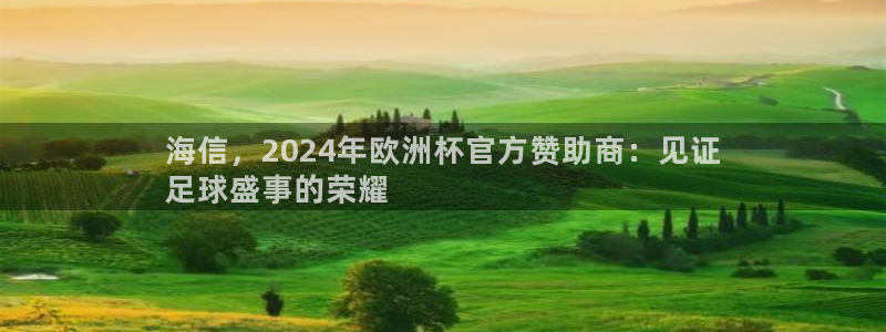 欧洲杯买球手机app|海信，2024年欧洲杯官方赞助商：见证
足球盛事的荣耀